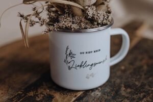 Emailletasse Lieblingsmensch